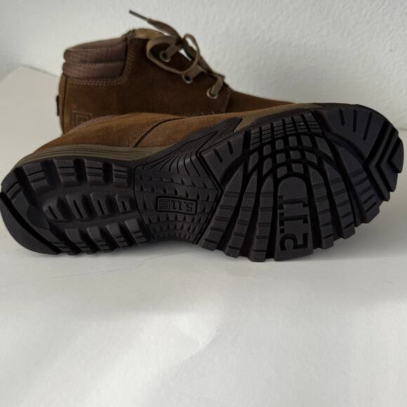 5.11  Ortholite Pursuit Chukka Dark Coyote-R Brown Men’s 7.5  Lace Up Work Boot - Picture 4 of 7